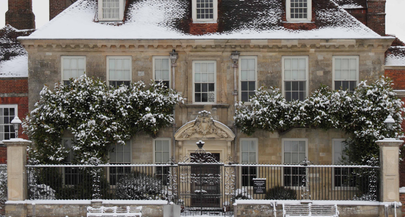 Wintery Scenes at Mompesson House, credit John Howes